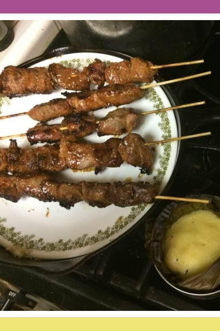GRILLED LIEMPO ON A STICK