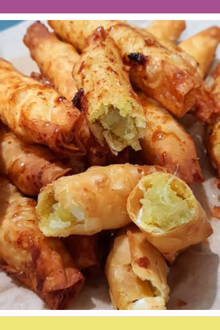 SWEET POTATO WRAPS (KAMOTE TURON)