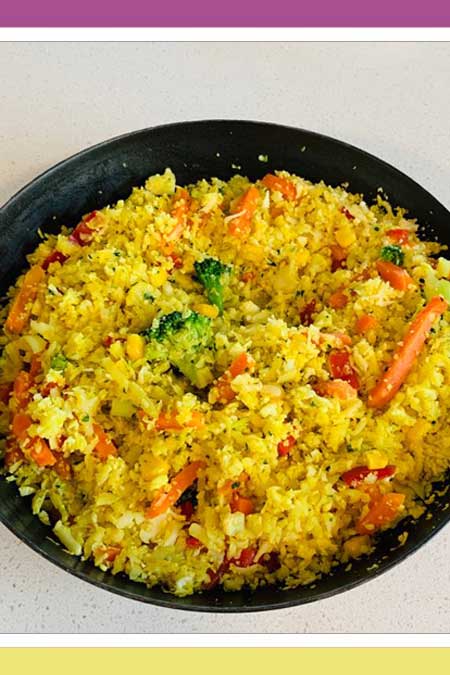 “HEALTHY CAULIFLOWER  RICE”