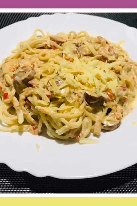 PHY’S  QUARANCHILL KIELBASA PASTA