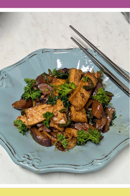 PHY’S EGGPANT AND TOFU A LA SOFRITO